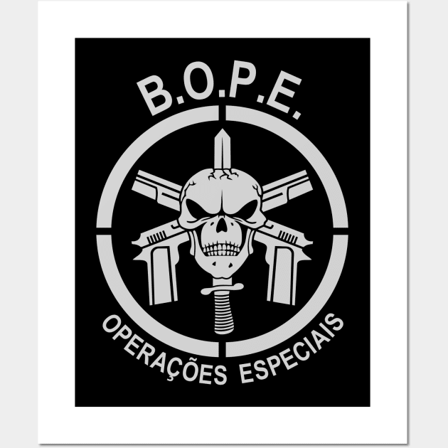 Mod.6 BOPE Batallon Ops Wall Art by parashop